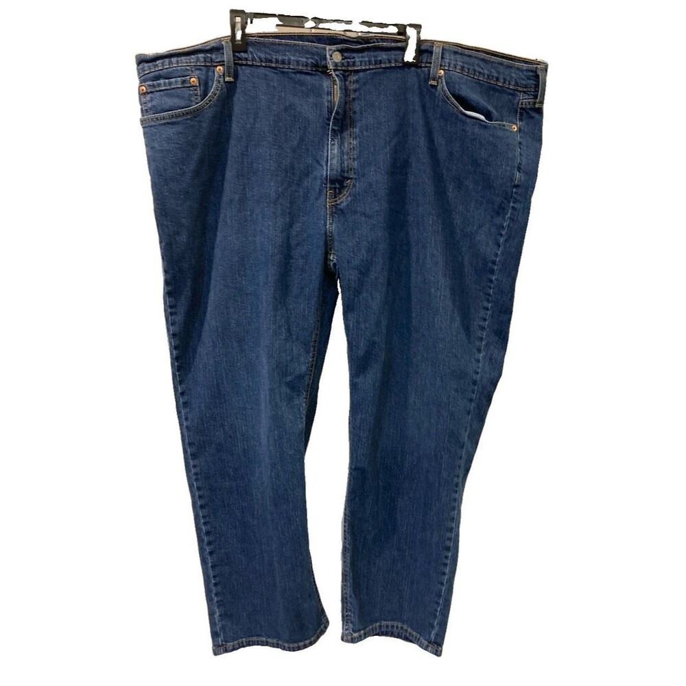 Men's Levi's 541 Athletic Taper Jeans Dark Wash Blue Size 54x30